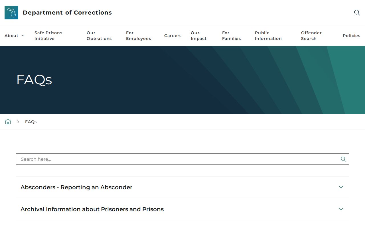 Oscoda County criminal records limits explained in the MDOC FAQ